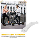Scooter Rear Wheel Mudguard w/ Taillight for M365/M365 Pro (White Fender) Newly