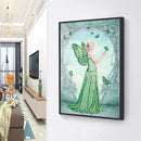 Angel Woman DIY Part Drill Special-Shaped Diamond Painting Mosaic (YX266)