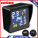 Solar Motorcycle TPMS Tire Pressure Tyre Temperature Monitoring Alarm System