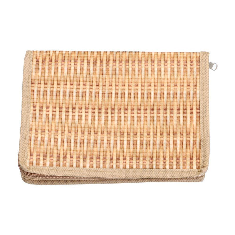 Woven Cooler Bags Waterproof Wicker Picnic Basket Rattan Bag Lid and Handle