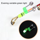 1pc Fishing Bells Alarm Clip Night Fishing Rod Tip LED Light Double Ring Bell