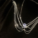 Jewelry Crystal Hair Chain Head Chain Rhinestone Crystal Water Drop Pattern