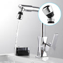 Kitchen 360 Rotary Faucet Filter Bubbler Splash Proof Water-saving Tap