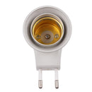 E27 Screw Lamp Bulb Socket Bases Holder Bracket LED Bulb Adapter w/Switch Newly