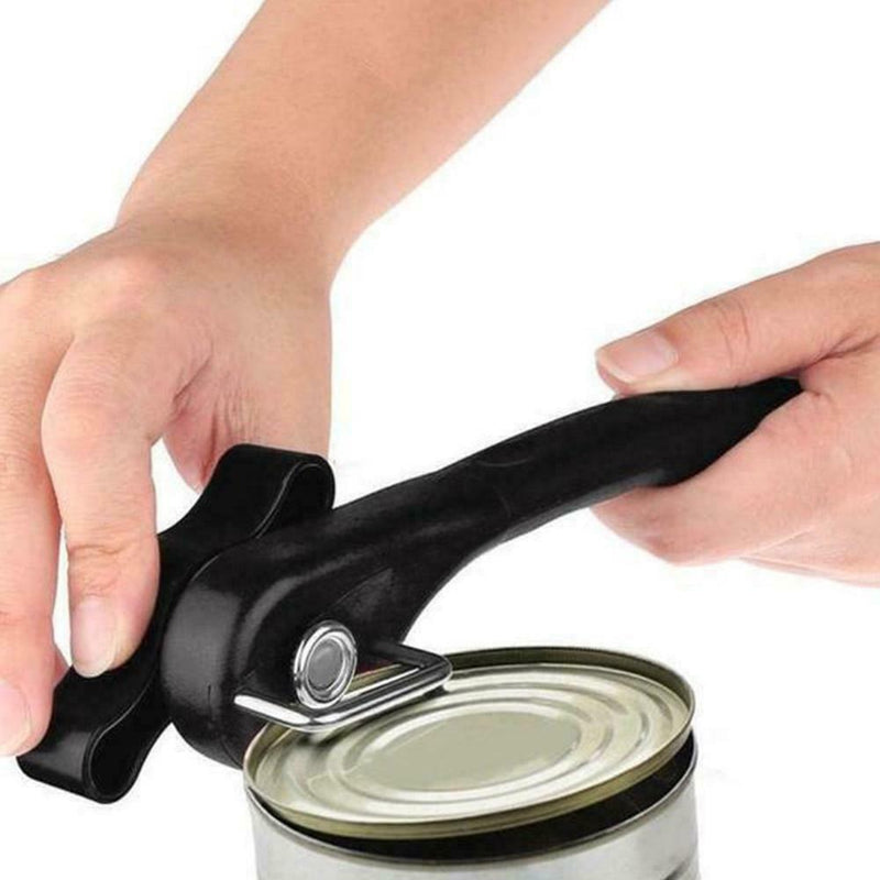 1PCS Professional Manual Tin Can Opener Safe Cut Lid Smooth Steel Tool F1X5