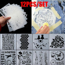 Decor Stamp Scrapbooking Embossing Template Walls Painting Layering Stencils