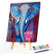 Animal Oil Paint By Numbers Kit DIY Frameless Drawing Picture for Adults Decor