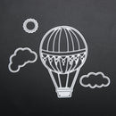 Fire Balloon Pattern Cutting Metal Dies Stencils for Scrapbooking Hand