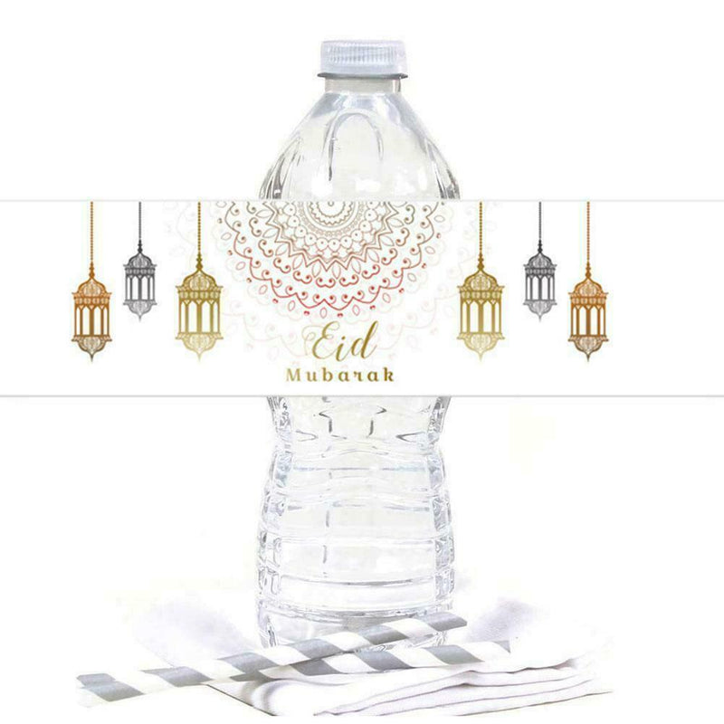 5 Eid al-Fitr mineral water bottle stickers rectangular stickers seal F0I1