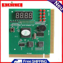 4-Digit PC Analyzer Diagnostic Post Card Motherboard Fault Tester for ISA PCI