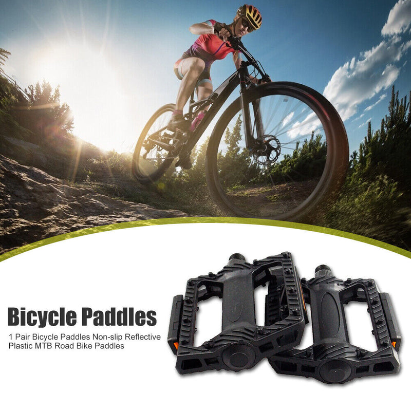 1 Pair Bicycle Paddles Non-Brief Plastic MTB Road Bike Paddles Cycling Equipment
