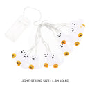#A 1.5m Decor Lights Lightweight 10LED ABS Festival Party Decor Halloween Orname