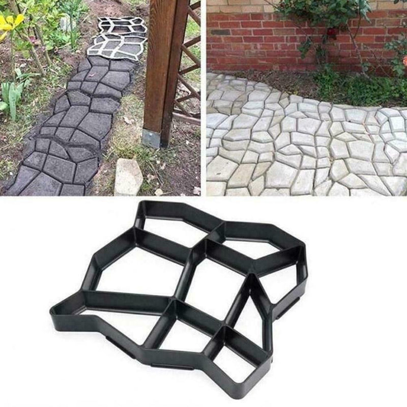 Path Maker Driveway Walk Pavement Paving Mold Patio UK Stepping Concrete S hot.