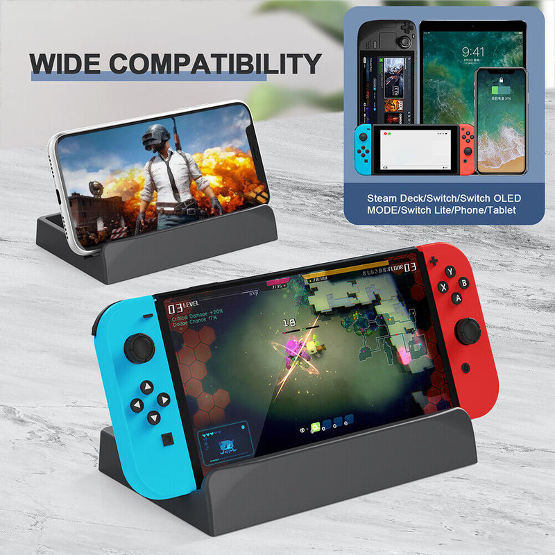 Game Stand Holder Non-Brief Bracket with Cooling Holes for NS/Mobile Phone/Tablet
