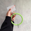 Hanging Ring Mobile Phone Soft Silicone Chain Anti-Lost Lanyard Bracelet Stra