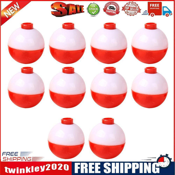 10x Fishing Bobber Set Plastic Round Float Buoy Outdoor Fishing Gear (38mm)