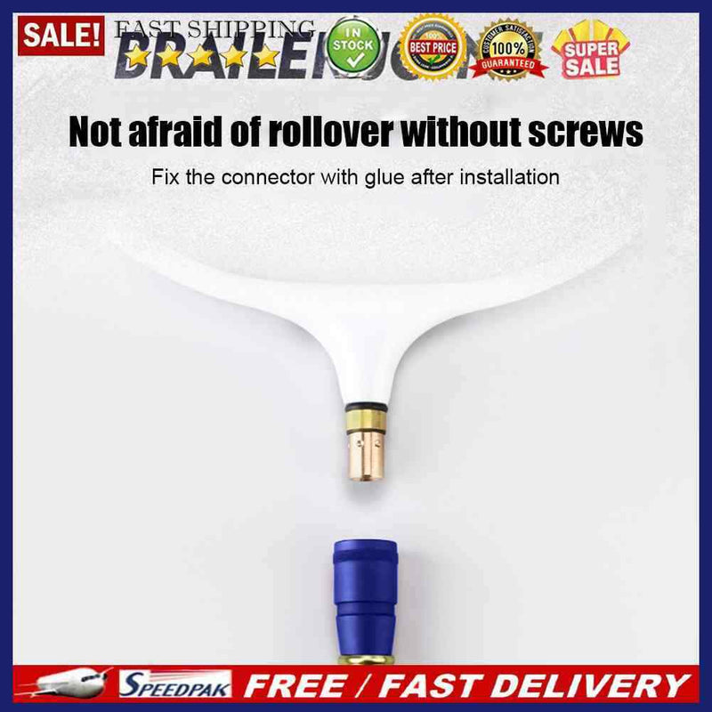 Portable Fishing Rod Connector Aluminum Alloy Pole Connector Fishing Accessor