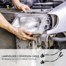 2pcs HID Xenon Light Wire Harness Holder Socket D2S D4S to AMP Ballast Adapter