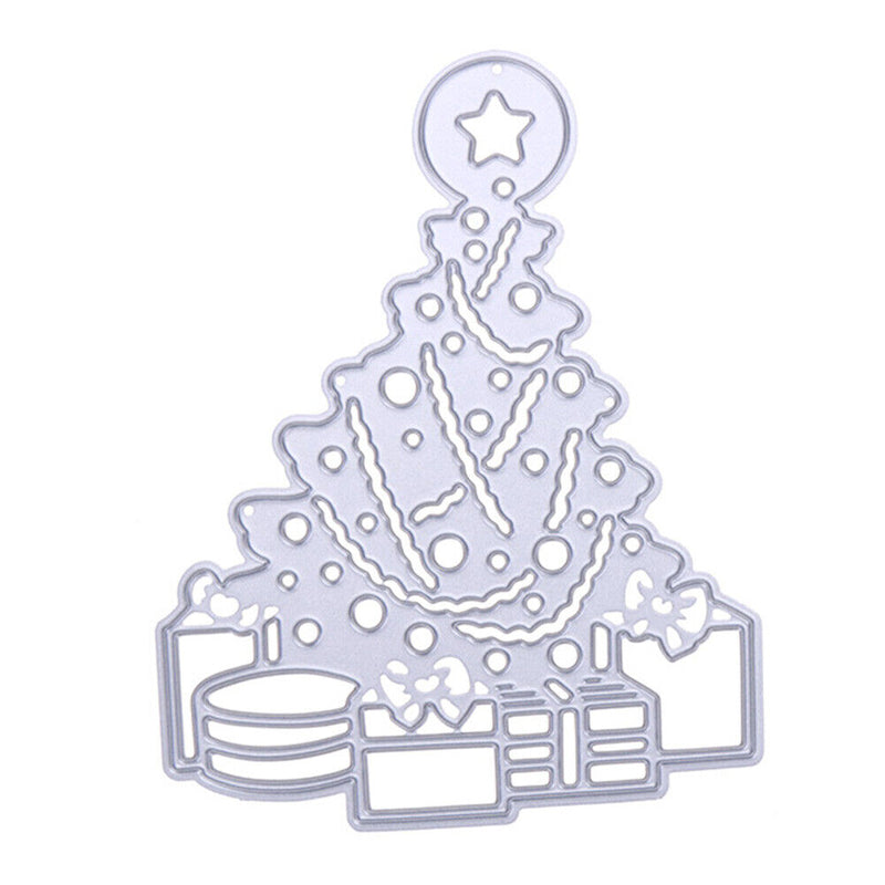 Christmas Tree Cutting Dies Stencils Scrapbook Embossing DIY Craft Card-176