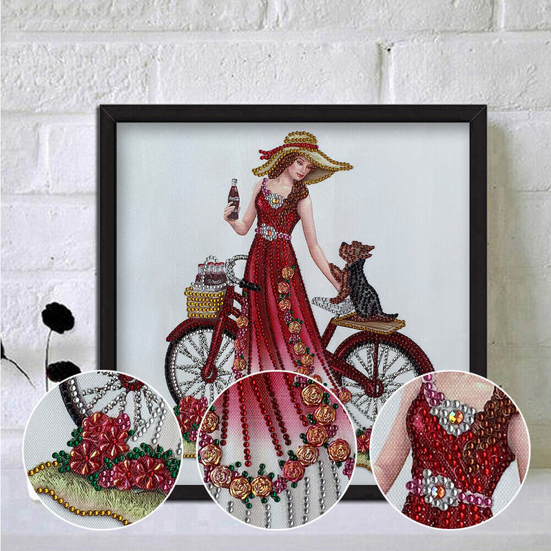 Diamond Painting Partial Special Drill Dress Lady Rhinestone Picture (Y064)