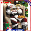 Full Embroidery Santa Claus Cross Stitch Kits 11CT Stamped DIY Canvas Craft Gift