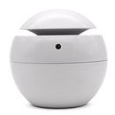 LED USB Induction Wood Grain Humidifier Ultrasonic Air Diffuser(White)