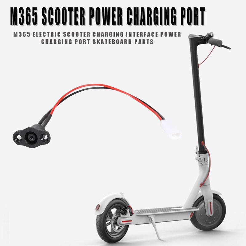 M365 Electric Scooter Accessories Skateboard ABS Power Charging Interface