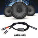 Audio Cable 1 to 2 Converter Adapter for MP3 Player Amplifiers Mobile Phone