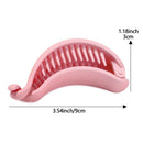 Color Cute Hair Clips Banana Shape Hair Claws Sweet Hairpins Ponytail Holder