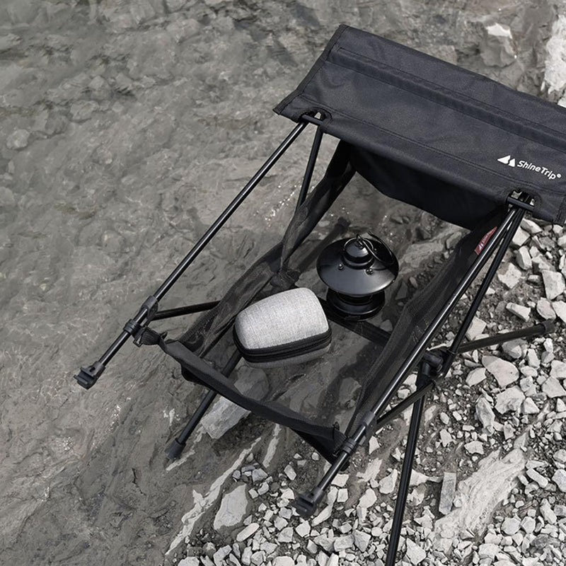 Shinetrip BBQ Picnic Hiking Table Foldable Camping Furniture Desk (Black)