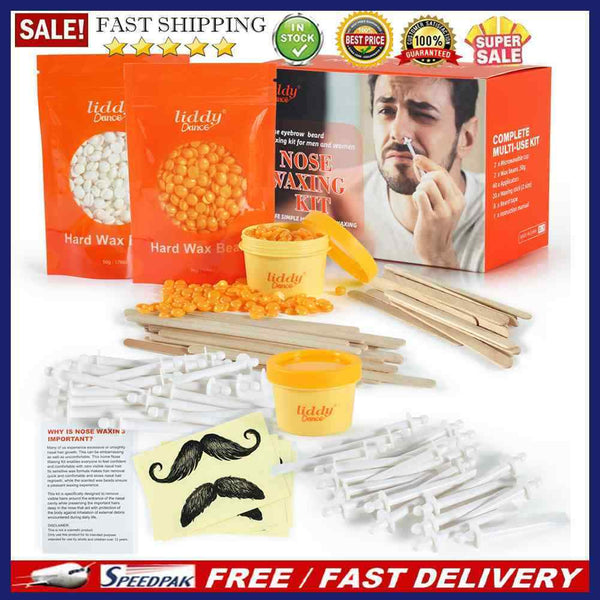 50g Nose Wax Kit Women Men Nasal Hairs Trimmer Remover Safe Nose Waxing Sticks