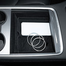 2pcs Flocking Organizer Container for Tesla 3/ Y Car Central Armrest Storage