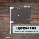 PCI-E 1x to Mini SAS SFF-8087 Adapter Card 6Gbps PCI Express Extender Accessory