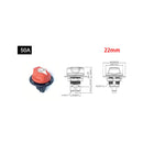 Auto DC Battery Disconnect Switch 50A 2 Position Battery Selector Switch Newly