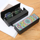 DIY Diamond Painting Leather Sunglasses Box Portable Glasses Storage Case Newly