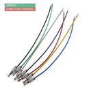 20pcs Stainless Steel Wire Keychain Screw Locking Gadget Cable Rope Keyring