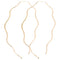 Elegant Geometric Thin Headbands Metal Headdress Hair Hoop Wave Bending
