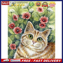 5D DIY Diamond Painting Kits Cat Full Round Drill Wall Decor Art Crafts Mosai