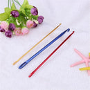 Craft Tools Ergonomic Handle Aluminium Weave Yarn Knitting Needles Crochet Hook