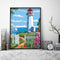 Lighthouse Oil Paint by Numbers Hand Painted Frameless Picture Home Ornament Kit