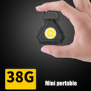 Mini Pocket Flash Light Type-C USB Rechargeable Portable Flashlight Work Lights