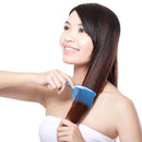Large Wide Tooth Comb Handle Detangling Reduce Hair Loss Brush Tool (Blue) Newly