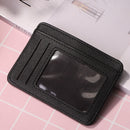 Korean Short Wallet Female PU Leather Solid Color Multi-slot Zipper Coin Purse