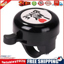 Bike Bell Horn Clear Loud Sound Alarm Bicycle Handlebar Ring Safety (Black)