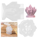 Ice soap Mould Flower cluster Candle silicone mold European style Iceberg shape