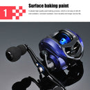 7.2/1 Metal Low Profile Baitcasting Fishing Reel 17+1 Fishing Tackle Accessories