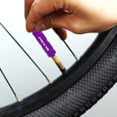 Bike Valve Core Tool Double Head Presta American Valve Core Wrench (Purple)
