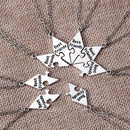 Star Choker Stitching Best Friend Necklace Puzzle Piece Bff Friendship Necklace