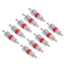 10pcs Tyre Valve Cores w/ Remover Tool for Schrader Car Bike Motorcycle