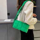 Women Nylon Cotton Soft Shoulder Bag Underarm Bag Flap Small Luxury Clutch Bag